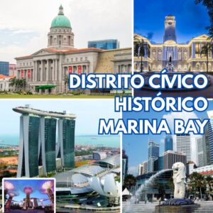 Tour a Pie de 3 Horas: Del Histórico Distrito Cívico a Marina Bay y Gardens by the Bay
