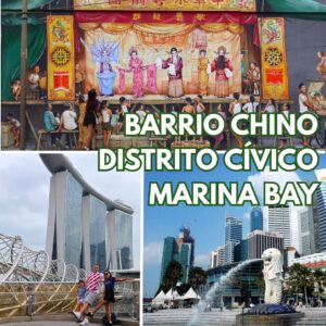 Tour a pie de 4 horas: De Chinatown y el Distrito Cívico Histórico hasta Marina Bay y Gardens by the Bay