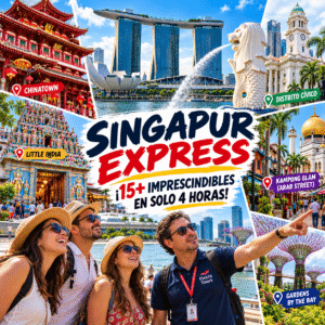 Singapur Exprés: Descubre más de 15 lugares imprescindibles en solo 4.5 horas